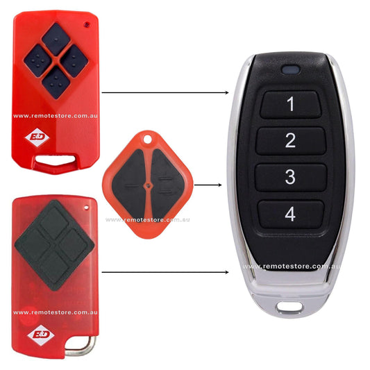 4-Button Garage Door Remote Control for B&D TriTran BD2, BD4, TB2, TB4, TB5