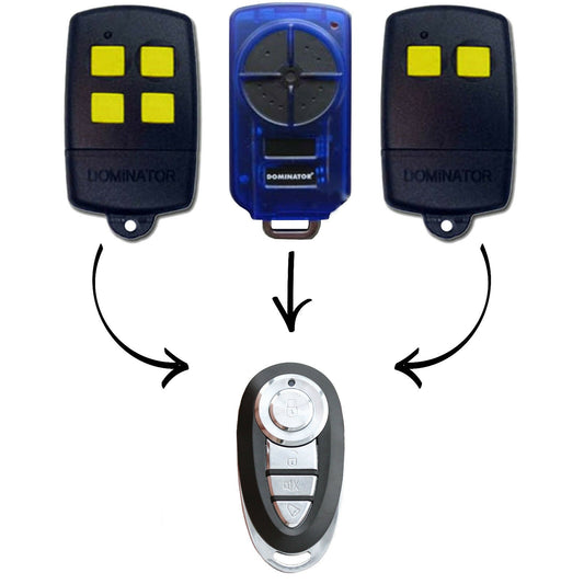 Dominator DOM501 DOM502 DOM505 YBS2 YBS4 Gate/Garage Door Remote (NEW)