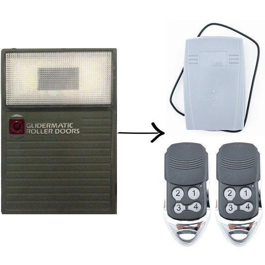 Gliderol Compatible Garage Door Remote Upgrade Kit For Glidermatic Deluxe Motors