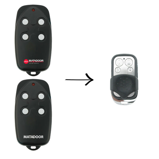 Matadoor/Matador TX N12282 Garage/Gate Compatible Remote Control