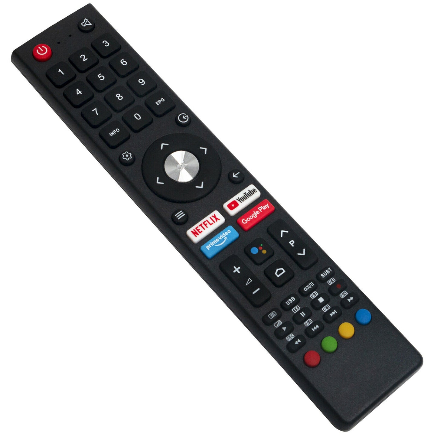 YDX137-G36 Remote Control fit for Kogan Smart TV with Googleplay NETFLIX keys