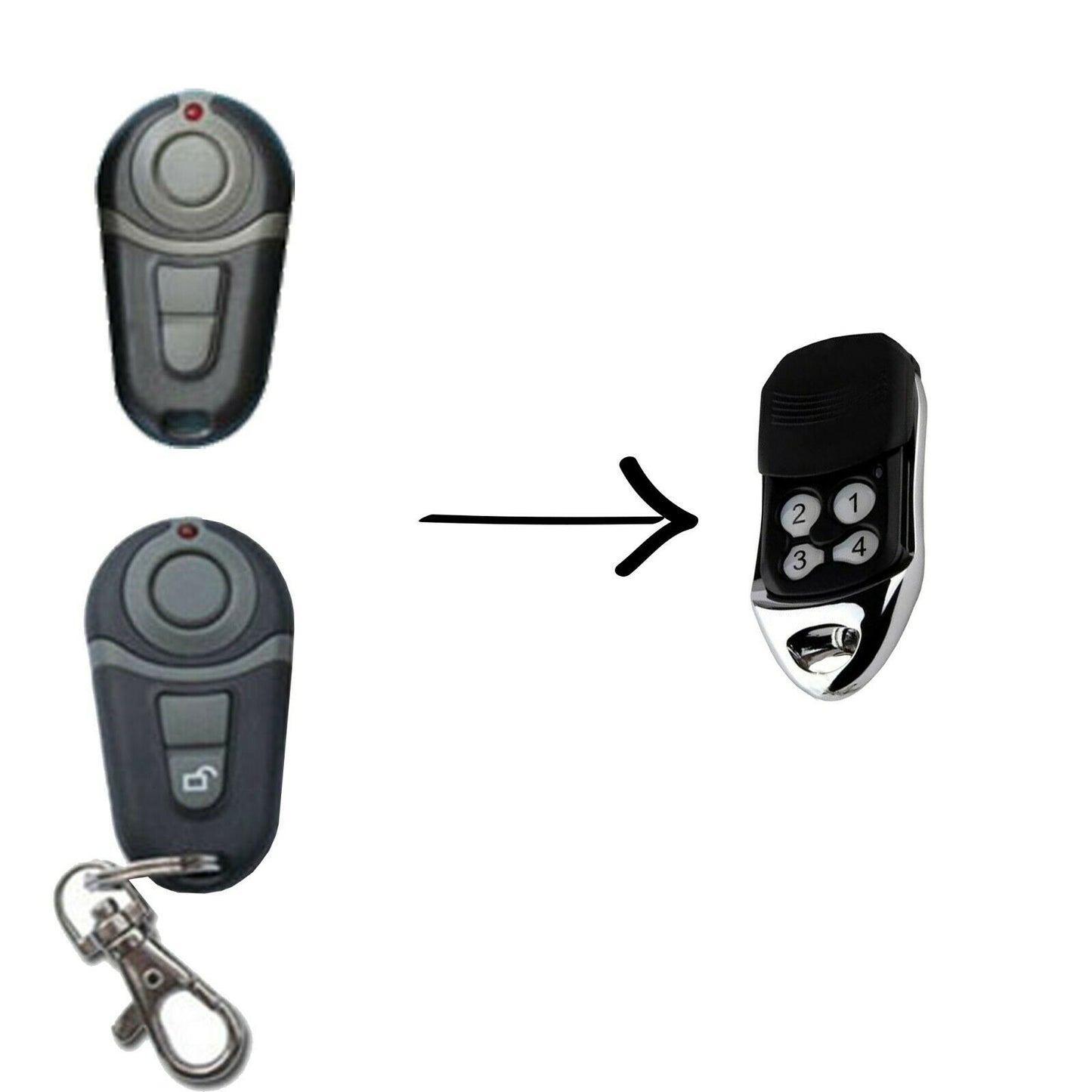 SkyKey/Mkey/Magickey MK700 Garage/Gate Remote MR433 Receiver HP700