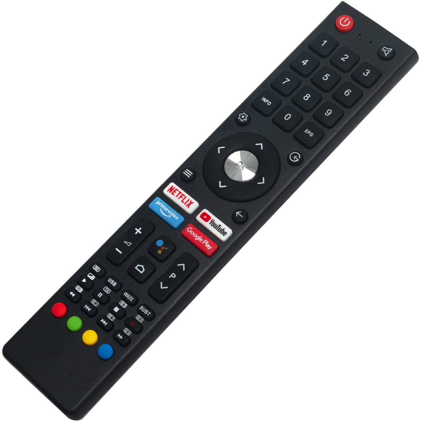 YDX137-G36 Remote Control fit for Kogan Smart TV with Googleplay NETFLIX keys