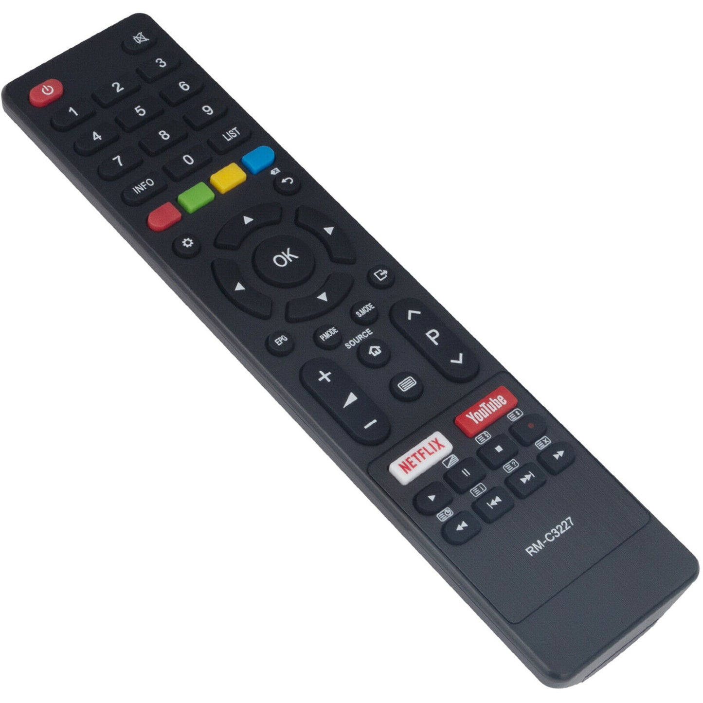 New RM-C3227 Replacement Remote Control for JVC TV LT40N5105A LT-40N5105A