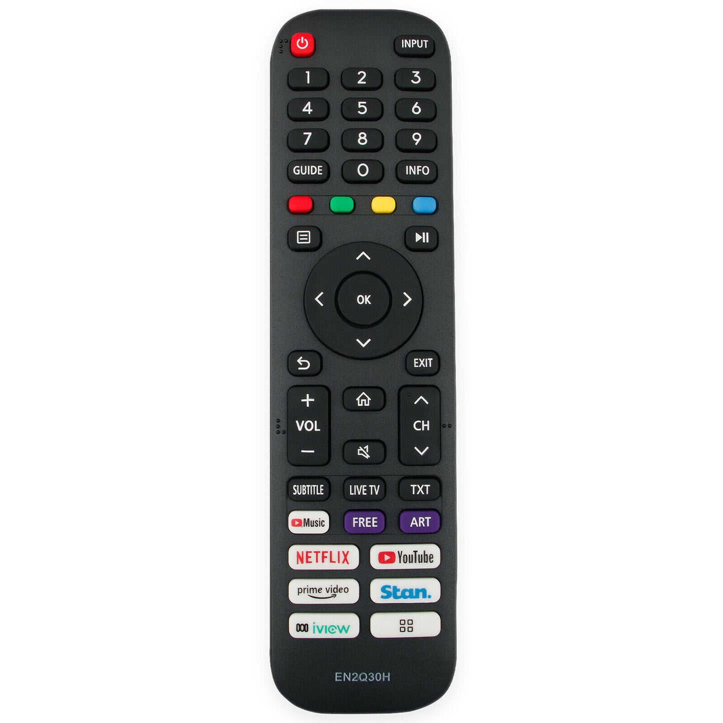 EN2Q30H New Remote control fit for HISENSE VIDAA TV 70S5, 100L5F, 100S8