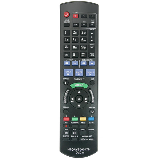 Replacement REMOTE CONTROL for PANASONIC DMR-XW390 DMR-EX769EB DMR-XW400 DVD Player