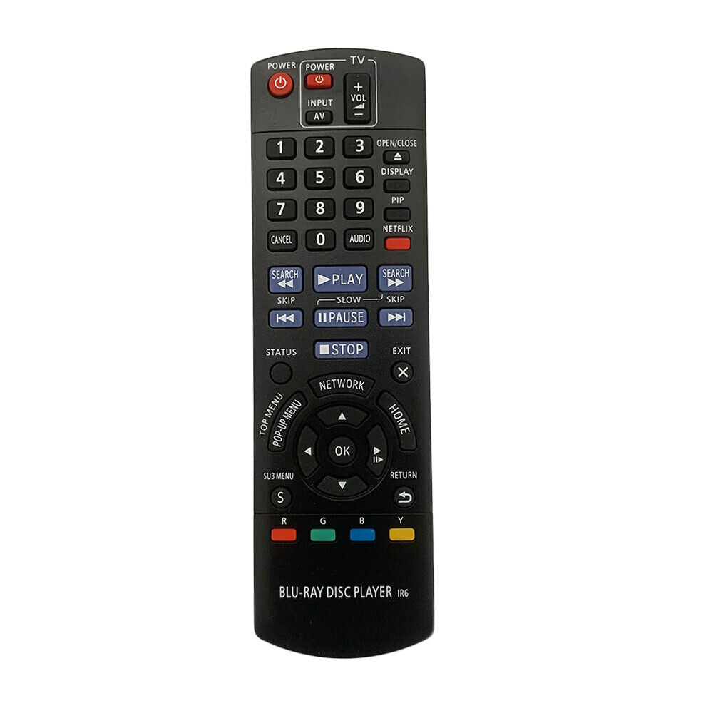 Replacement for PANASONIC BLU RAY DVD PLAYER REMOTE CONTROL N2QAYB000736