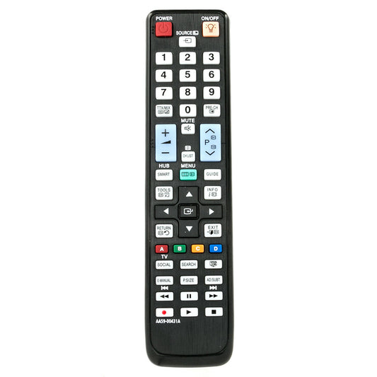 Replacement for SAMSUNG TV Remote Control AA59-00431A AA5900431A TM1180 UA55D7000LM