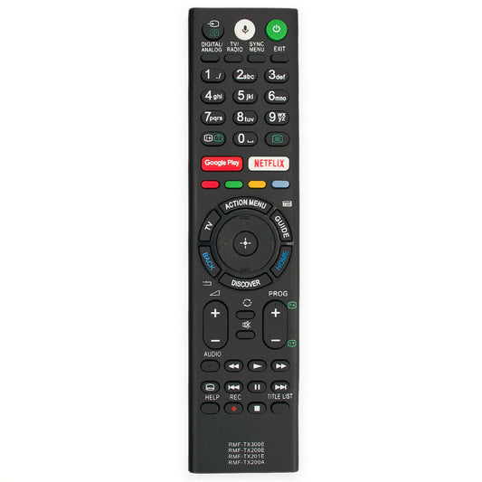 Replacement for SONY 4K TV Netflix Google play Remote RMF-TX200A RMFTX200A